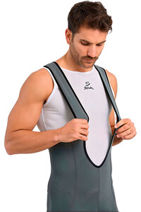 Spiuk culotte corto hombre ANATOMIC 300 GRIS vista detalle