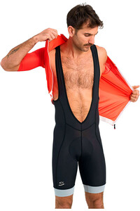 Spiuk culotte corto hombre ANATOMIC CLASSIC NEGRO vista trasera