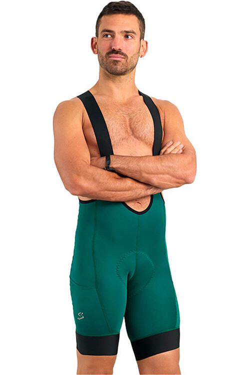 Spiuk culotte corto hombre GRAVEL 600 VERDE