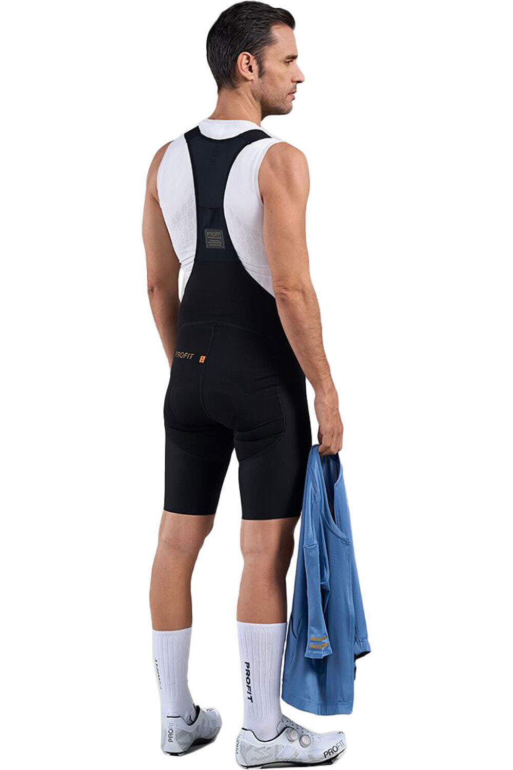 Spiuk culotte corto hombre PROFIT SUMMER NEGRO vista trasera
