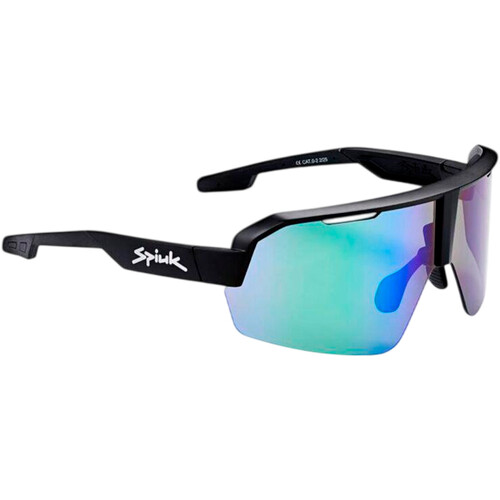 Spiuk gafas ciclismo DABBEL NEGRO LENTE ESPEJO VERDE NEGRO