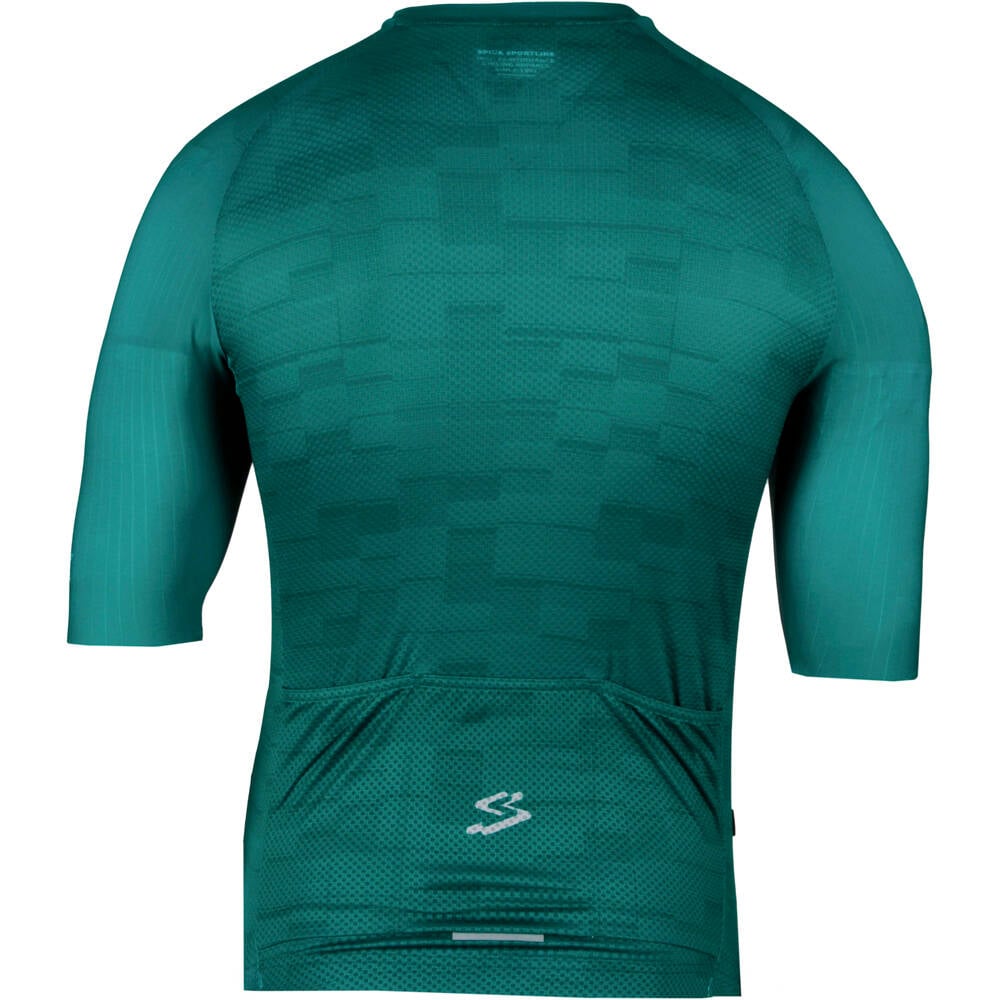Spiuk maillot manga corta hombre FS VERDE vista trasera