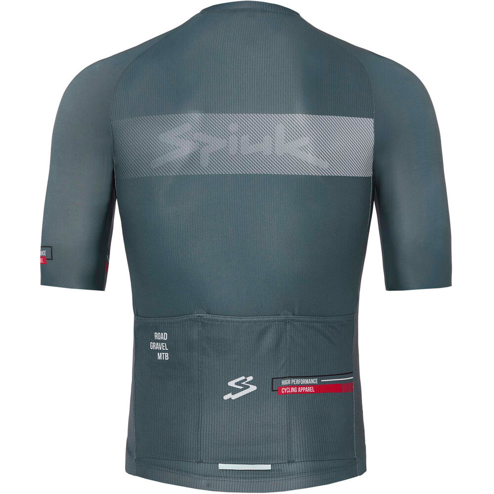 Spiuk maillot manga corta hombre TOP TEN GRIS 03