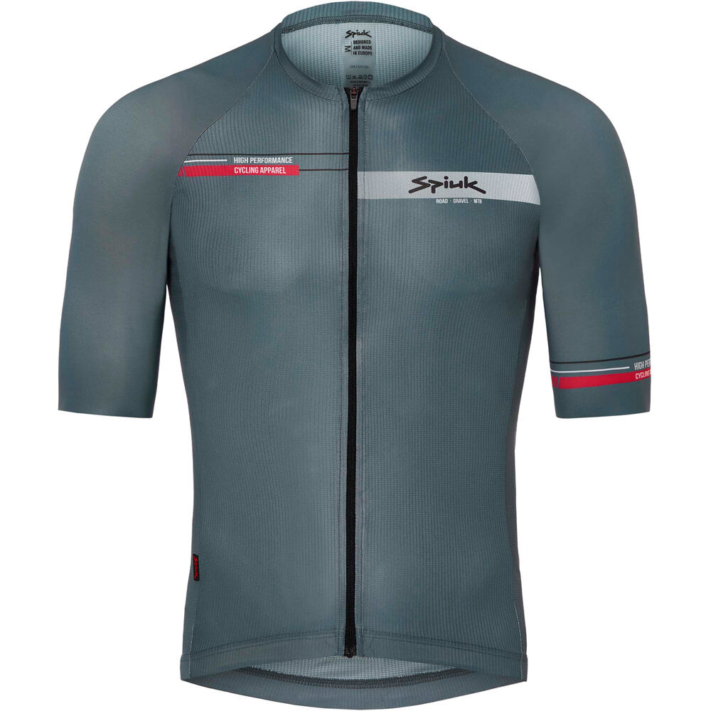 Spiuk maillot manga corta hombre TOP TEN GRIS vista detalle