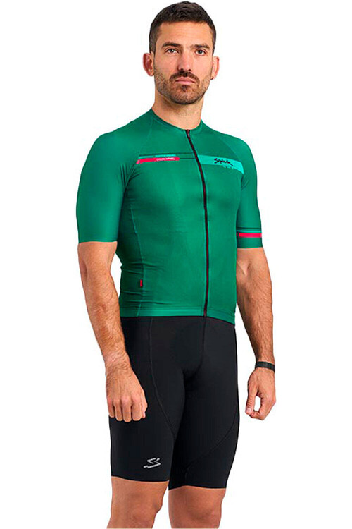 Spiuk maillot manga corta hombre TOP TEN VERDE