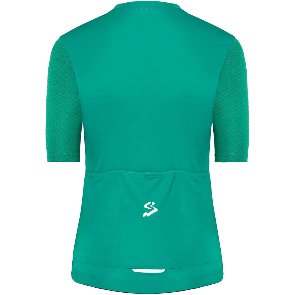 Spiuk maillot manga corta mujer ANATOMIC VERDE vista trasera