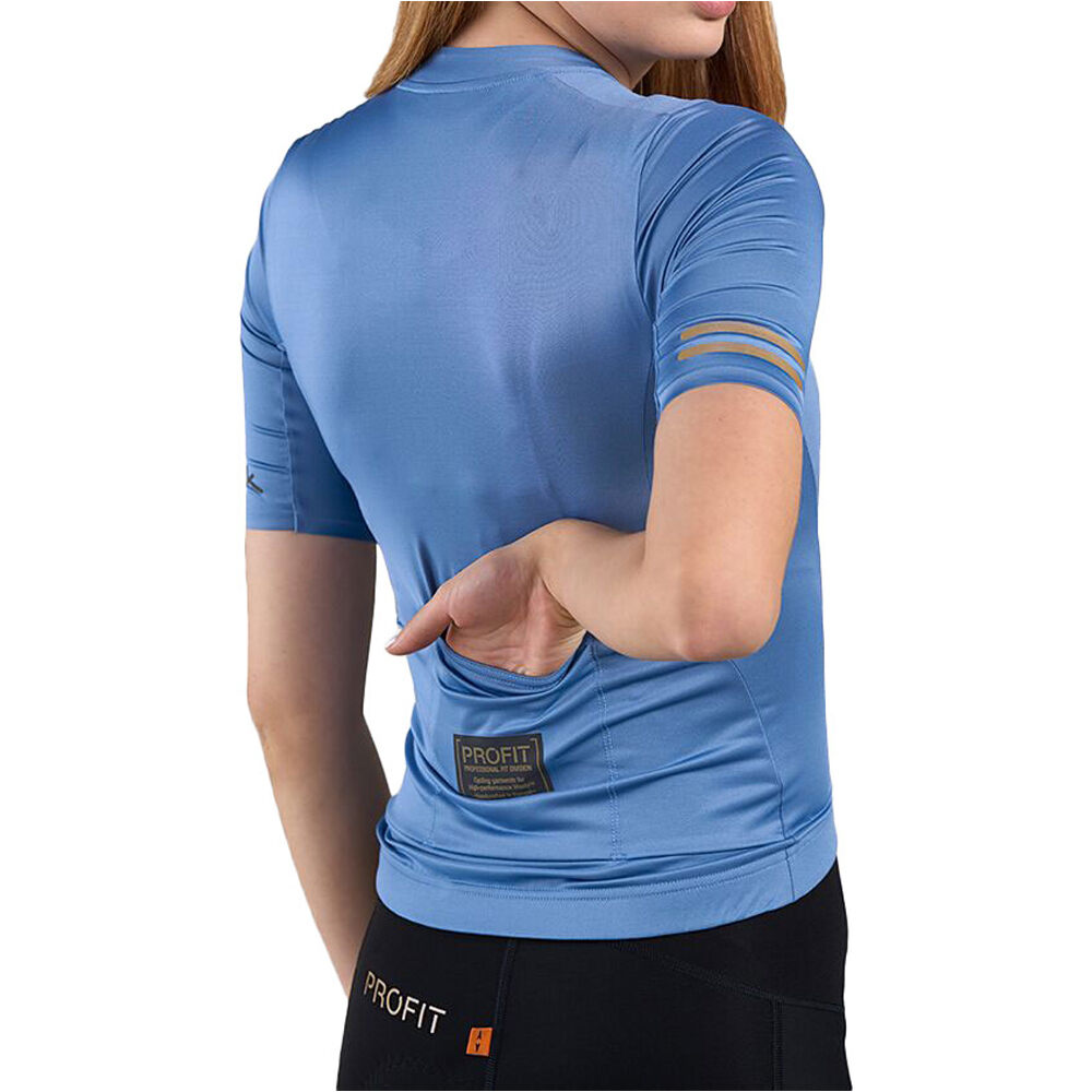 Spiuk maillot manga corta mujer PROFIT SUMMER W AZUL vista trasera