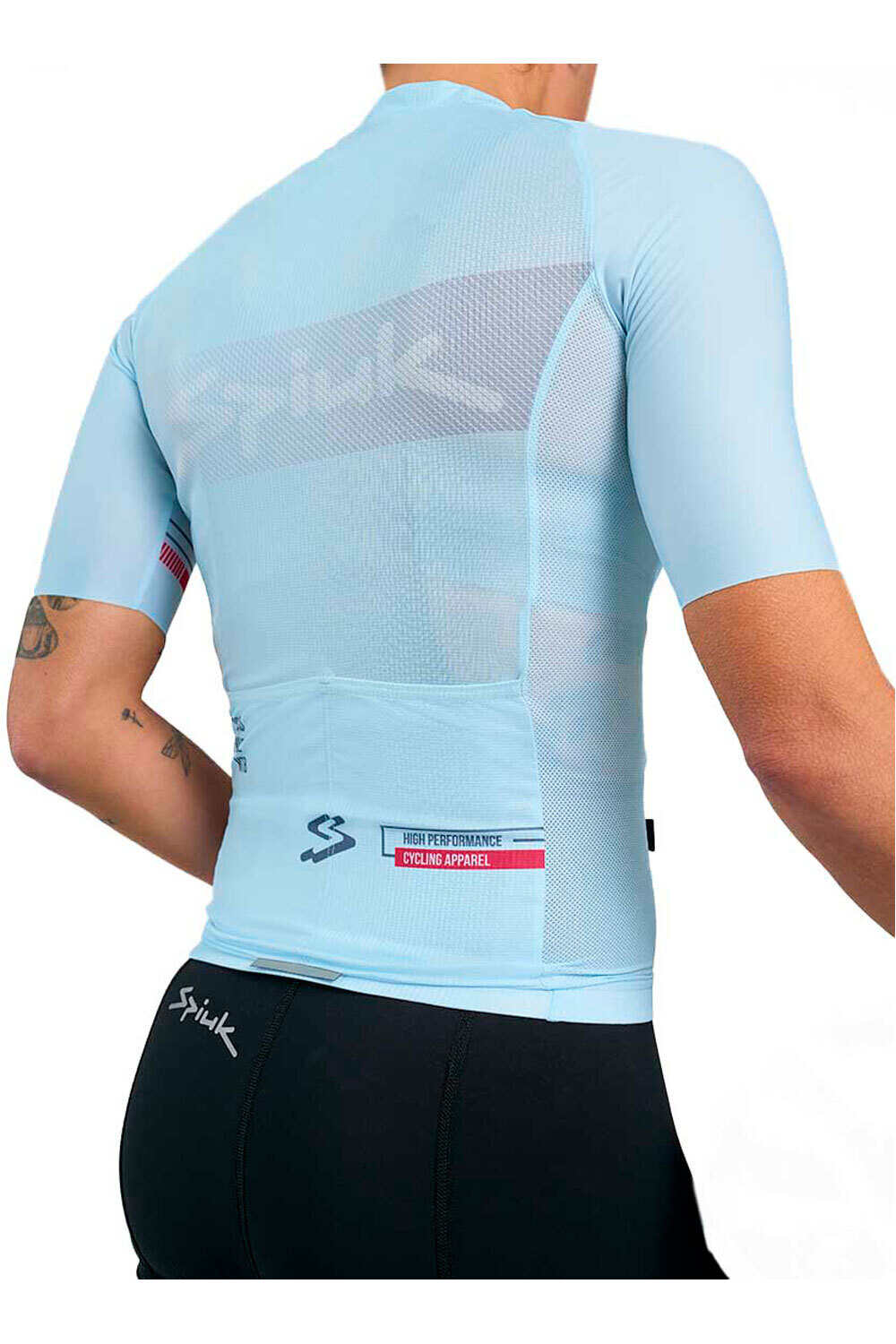 Spiuk maillot manga corta mujer TOP TEN AZUL vista trasera