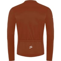 Spiuk maillot manga larga hombre ANATOMIC PULSE MARRON vista trasera