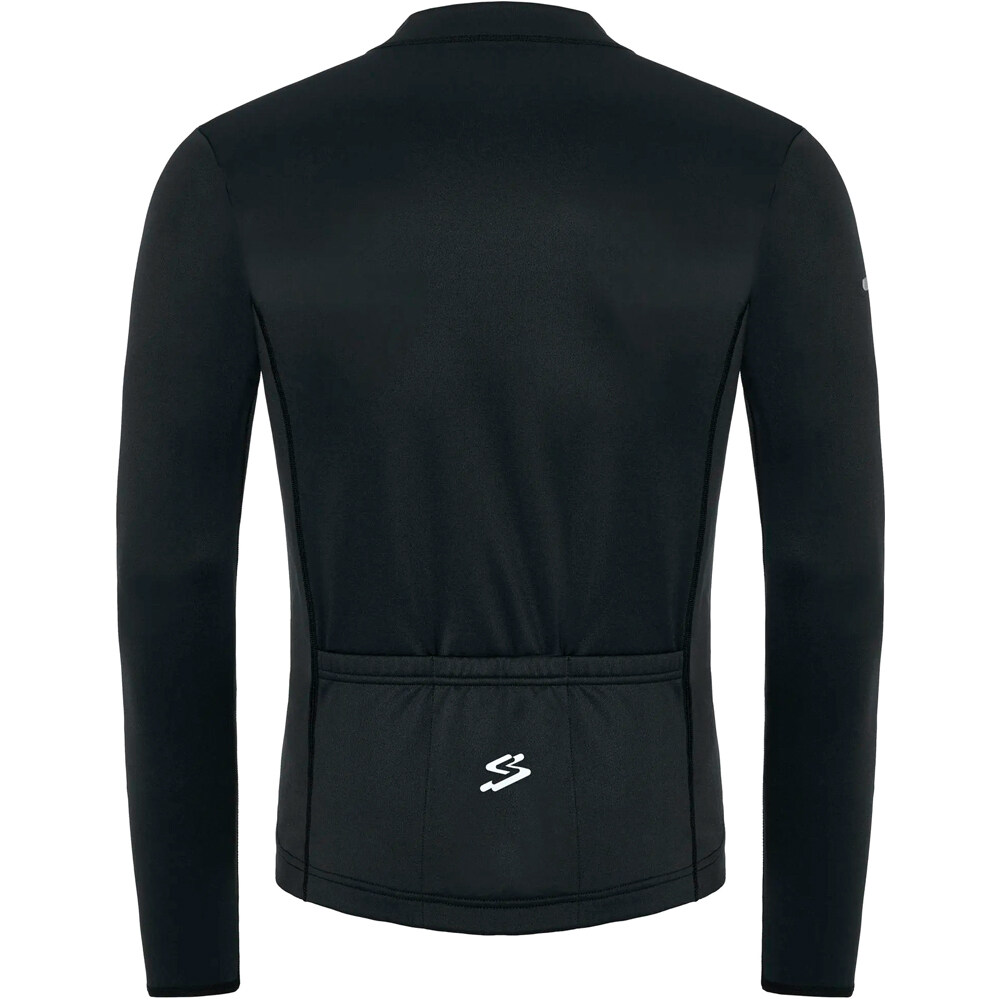 Spiuk maillot manga larga hombre ANATOMIC PULSE NEGRO vista trasera