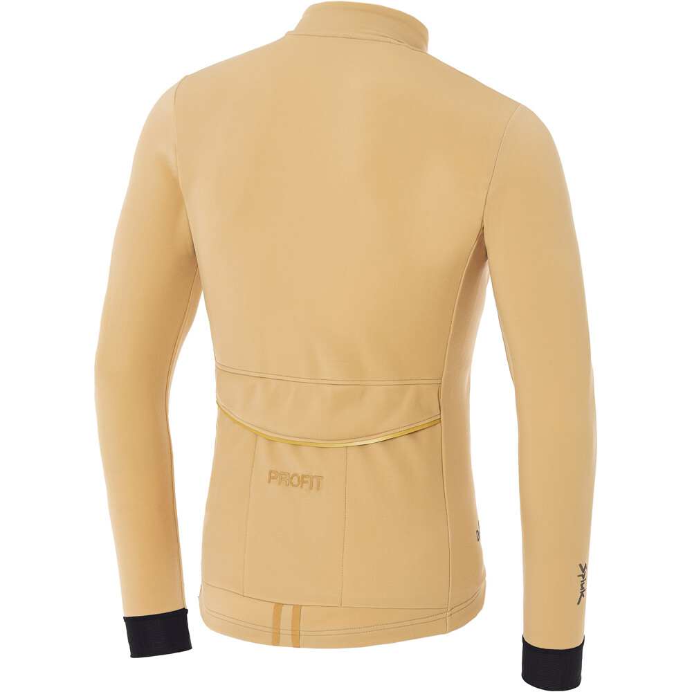 Spiuk maillot manga larga hombre PROFIT COLD&RAIN MARRON vista trasera