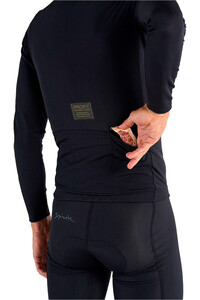 Spiuk maillot manga larga hombre PROFIT COLD&RAIN NEGRO vista trasera