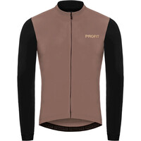 Spiuk maillot manga larga hombre PROFIT ULTRALIGH MARRON vista frontal