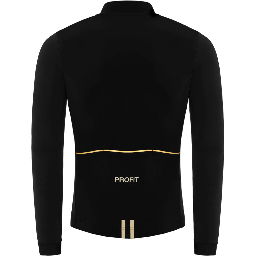 Spiuk maillot manga larga hombre PROFIT ULTRALIGH NEGRO vista trasera