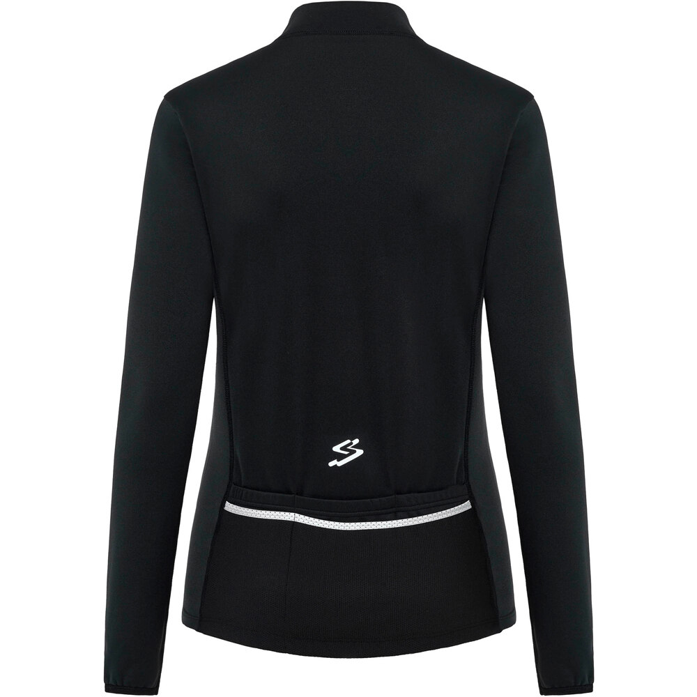 Spiuk maillot manga larga mujer ANATOMIC NEGRO vista trasera