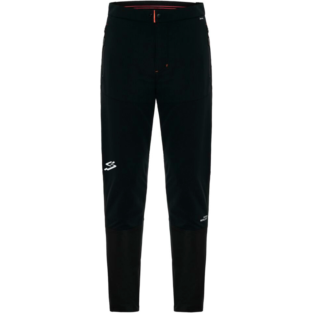 Spiuk pantalón largo ciclismo hombre ALL TERRAIN NEGRO vista frontal
