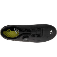 Spiuk zapatillas ciclismo carretera RUTA ROAD NEGRO vista superior