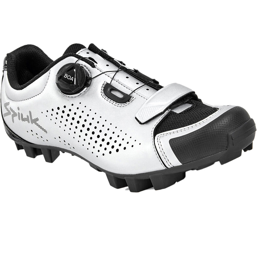Spiuk zapatillas mtb MONDIE MTB UNISEX PLATA lateral exterior