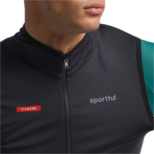 Sportful chaleco ciclismo cortavientos FIANDRE 2 NEGRO