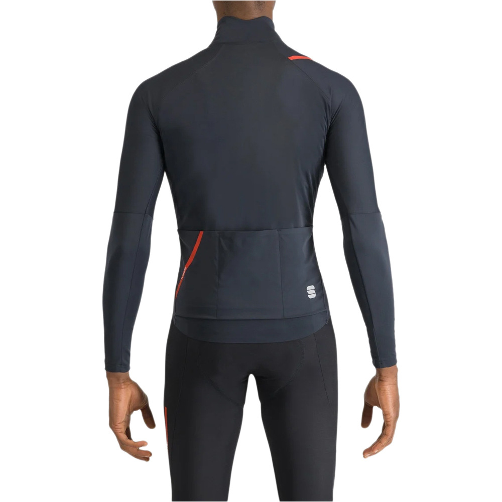 Sportful cortavientos ciclismo hombre FIANDRE PRO 2S NEGRO vista trasera