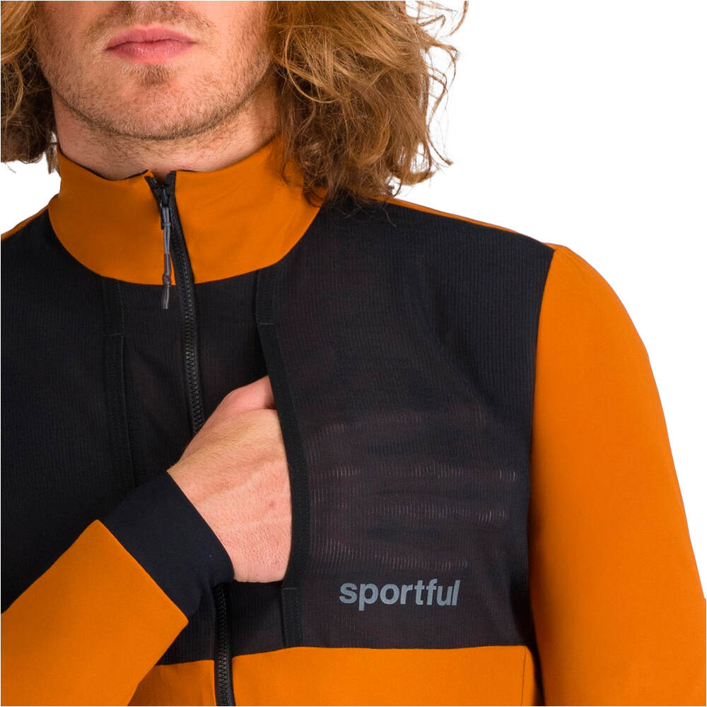Sportful cortavientos ciclismo hombre SUPERGIARA 2 MARRON vista detalle