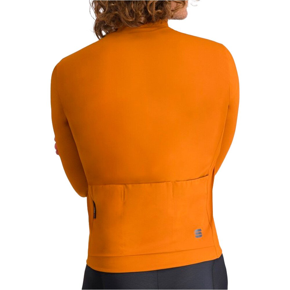 Sportful cortavientos ciclismo hombre SUPERGIARA 2 MARRON vista trasera