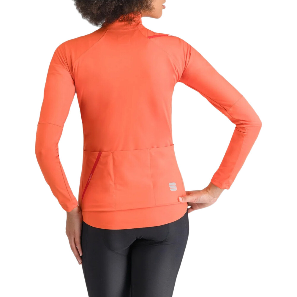 Sportful cortavientos ciclismo mujer FIANDRE PRO 2S ROSA vista trasera