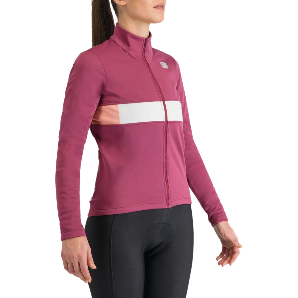 Sportful cortavientos ciclismo mujer NEO 2 SOFTSHELL MORADO vista detalle