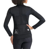 Sportful cortavientos ciclismo mujer SRK NEGRO vista trasera