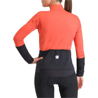 Sportful cortavientos ciclismo mujer TOTAL COMFORT ROSA vista trasera