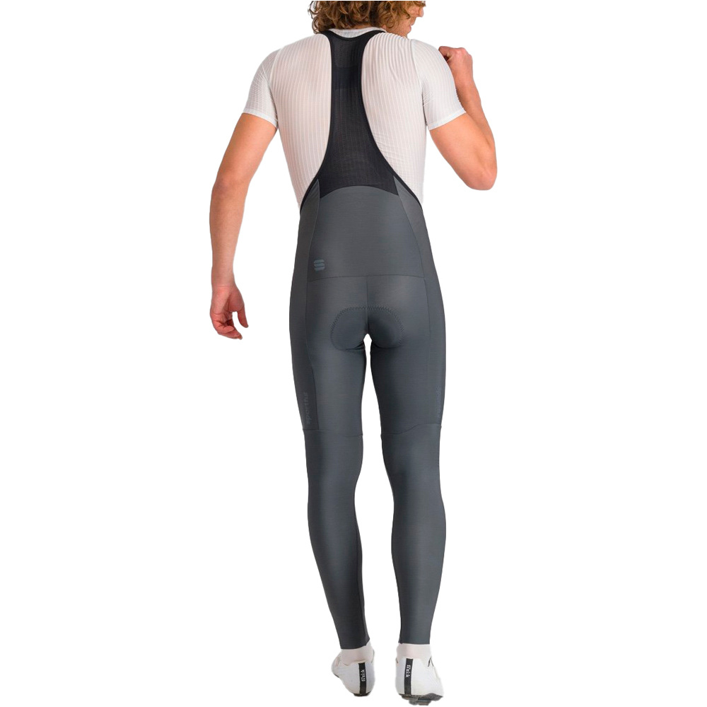 Sportful culotte largo hombre PULSE GRIS vista trasera