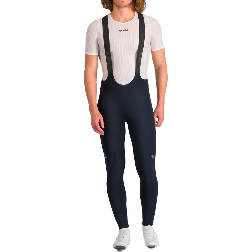 Sportful culotte largo hombre SHIFT NEGRO vista frontal