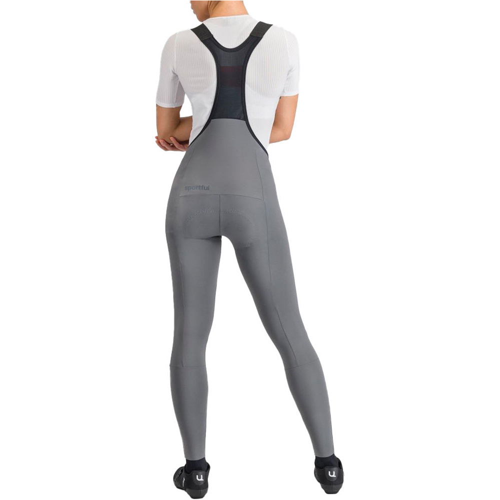 Sportful culotte largo mujer SHIFT GRIS vista trasera