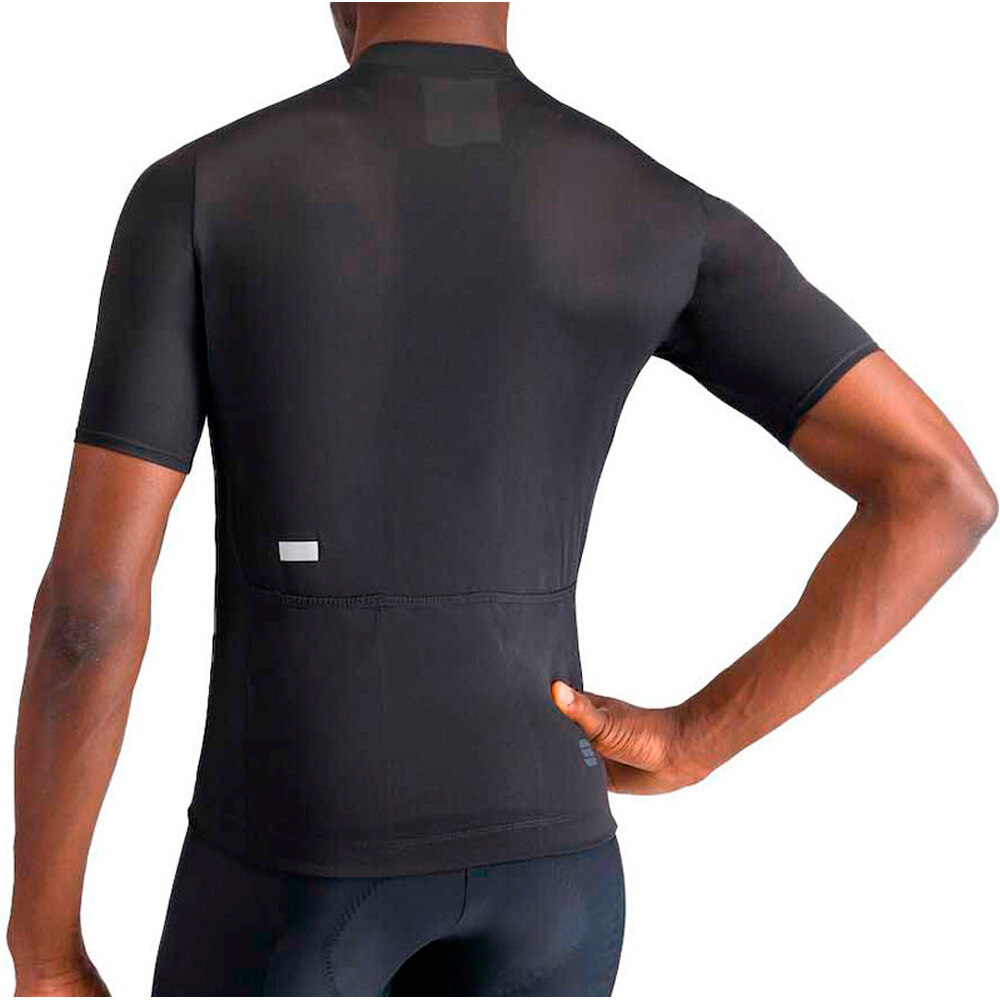 Sportful maillot manga corta hombre CLASSIC NEGRO vista trasera