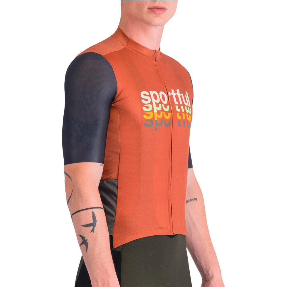 Sportful maillot manga corta hombre SUPERGIARA 2 AMARILLO vista detalle