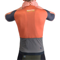 Sportful maillot manga corta hombre SUPERGIARA 2 AMARILLO vista trasera