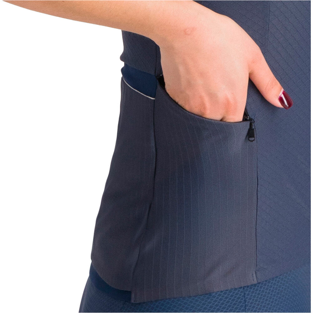 Sportful maillot manga corta mujer HYPEREPIC AZUL vista detalle