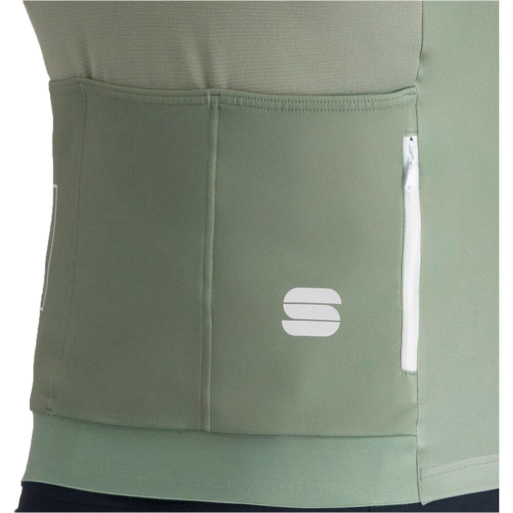 Sportful maillot manga larga hombre SRK THERMAL VERDE vista detalle