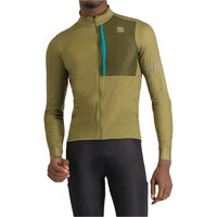 Sportful maillot manga larga hombre SUPERGIARA VERDE vista frontal