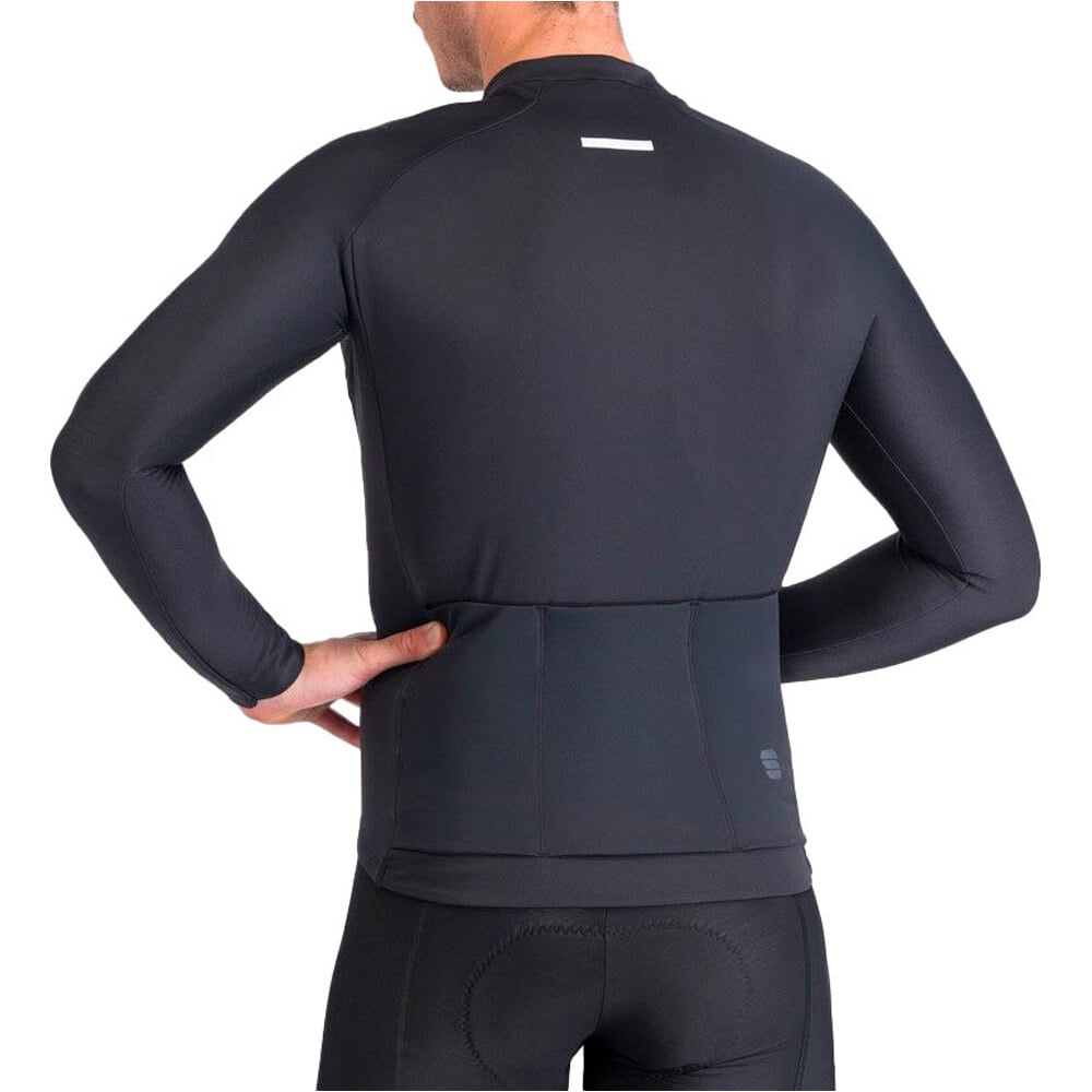 Sportful maillot manga larga hombre SUPERNOVA THERMAL NEGRO vista trasera