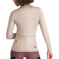 Sportful maillot manga larga mujer SUPERGIARA WOOL MARRON vista trasera