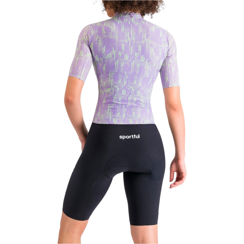 Sportful ropa triatlón mujer G-SUIT NEGRO vista trasera