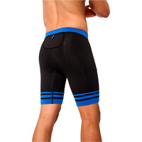 Sporthg malla trail running corta hombre HG-DALES NEGRO vista trasera