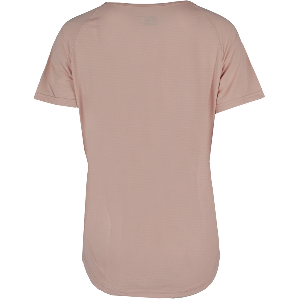 Spyro camiseta entrenamiento manga corta mujer GOHR ROSA vista trasera