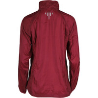 Spyro CHAQUETA RUNNING MUJER GLASGOW ROJO vista trasera