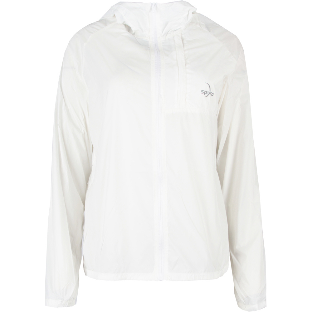 Spyro CHAQUETA RUNNING MUJER YAM BLANCO vista frontal