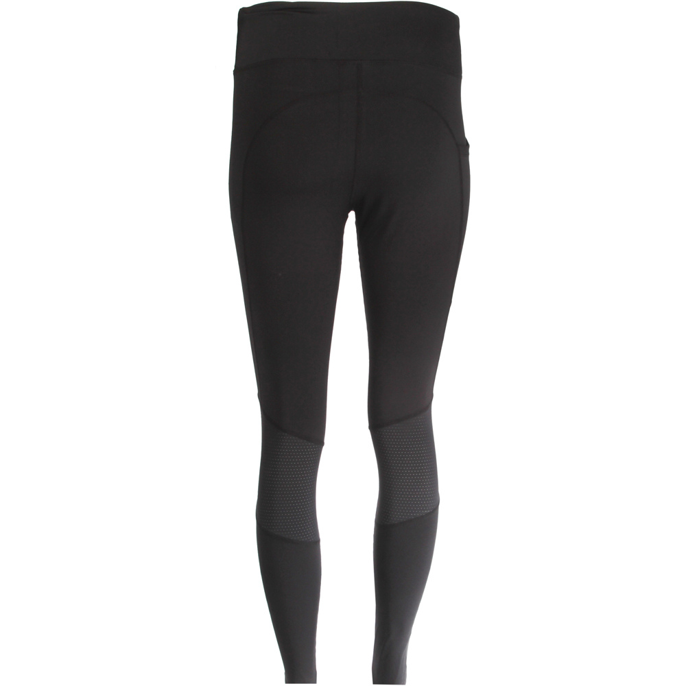Spyro malla larga running mujer LEIM NEGRO vista trasera
