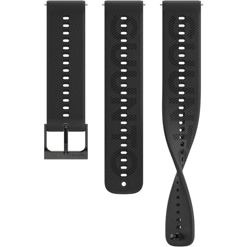 SUUNTO 22 ATH6 SILICONE STRAP ALL BLACK S+M negro