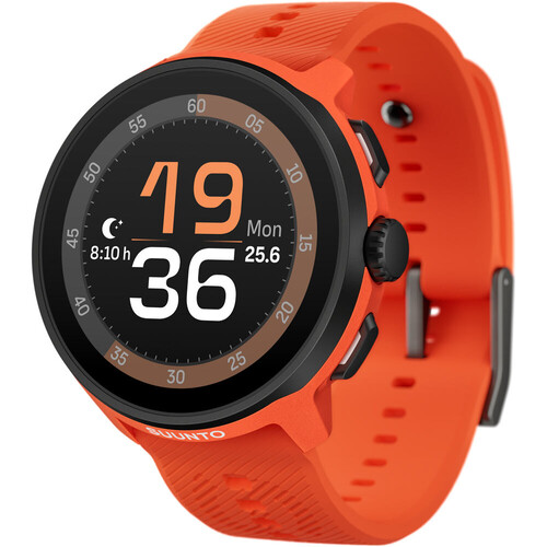 SUUNTO RUNCORAL ORANGE WITH SILICONE ST