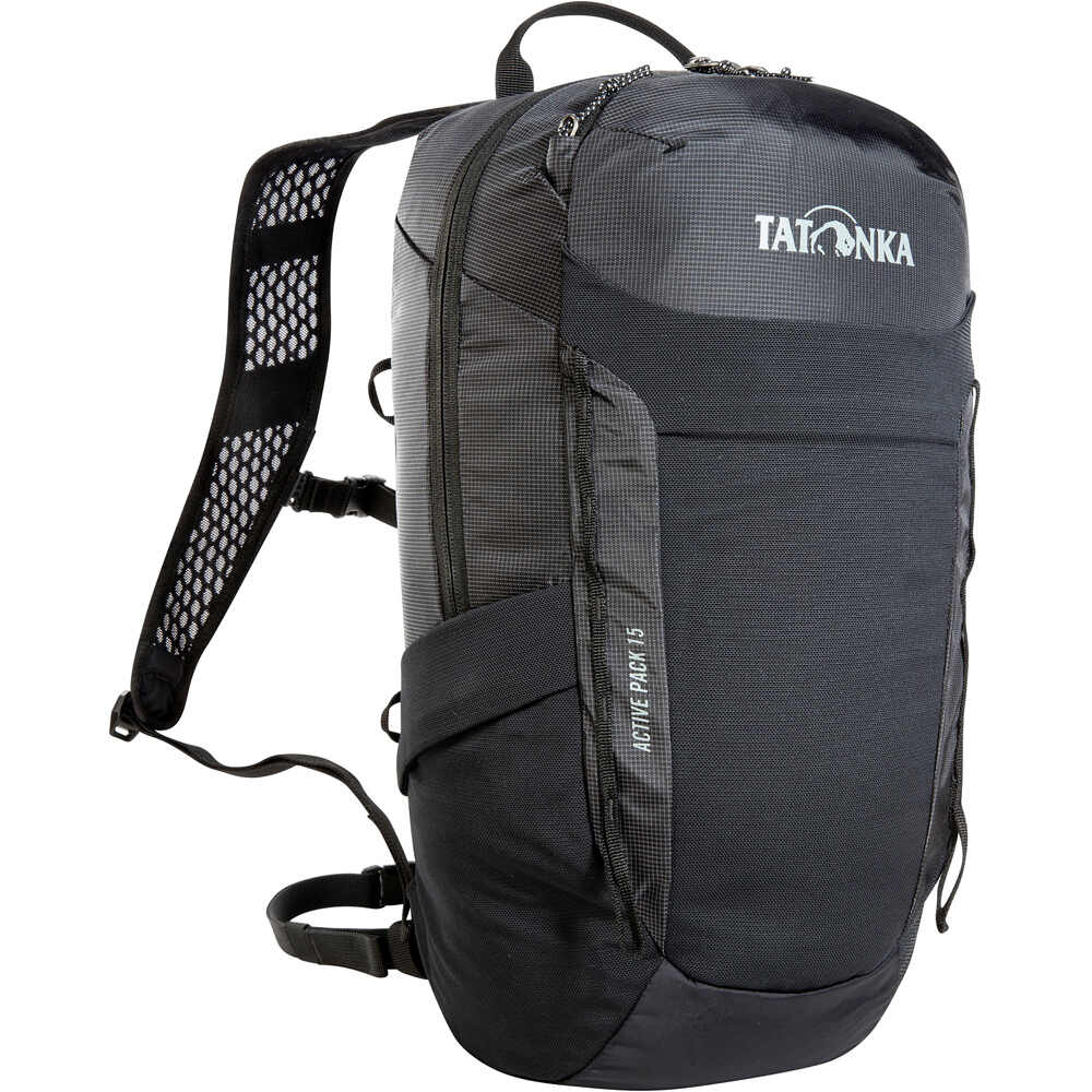 Tatonka mochila montaña ACTIVE PACK 15 NEGRO vista frontal